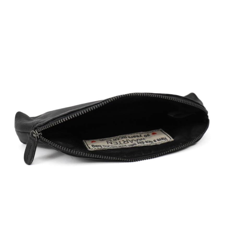 Bear Design Sleuteletuis & Klein Lederwaren | Etui 'Maarten' Zwart Black