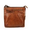 Bear Design Middelmaat Schoudertassen | Schoudertasje 'Davita' Cognac