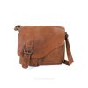 Bear Design Middelmaat Schoudertassen | Schoudertas 'Lauro' Cognac
