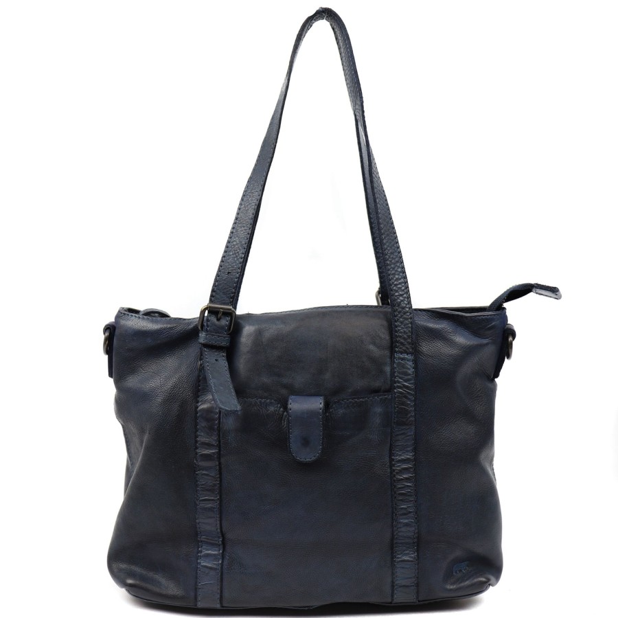 Bear Design Middelmaat Handtassen | Hand-/Schoudertas 'Anja' Blauw