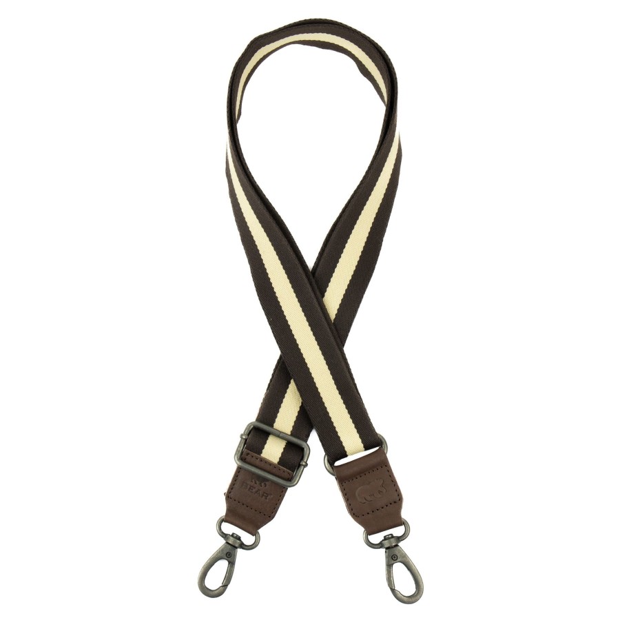 Bear Design Bag Straps | Bag Strap 'Puck' Bruin/Wit