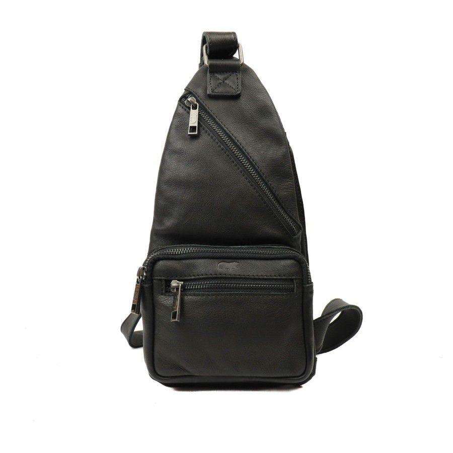 Bear Design Crossbody Tassen | Crossbody Tas 'Nolani' Zwart