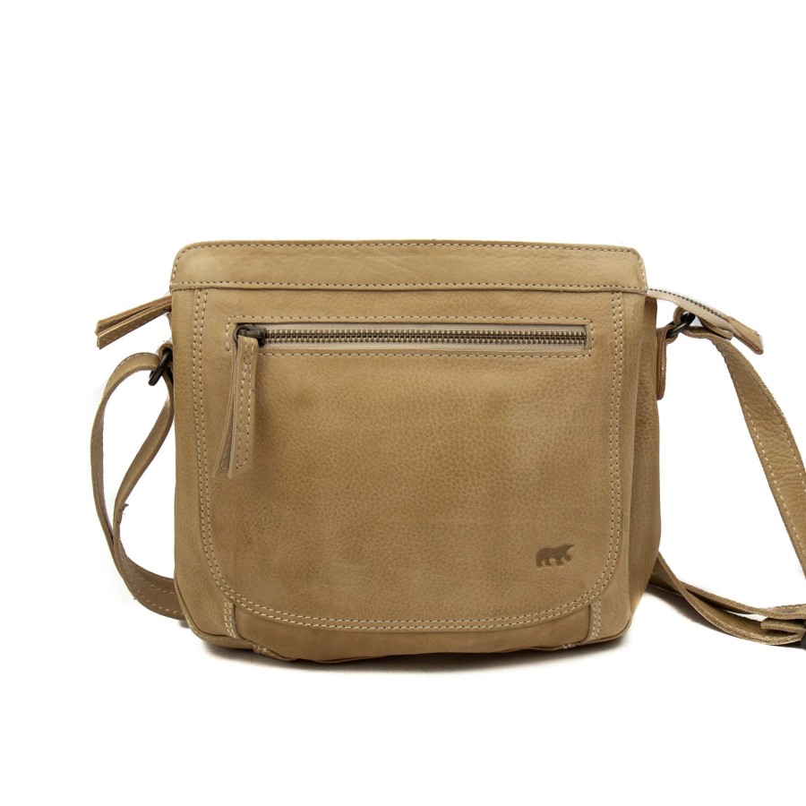 Bear Design Middelmaat Schoudertassen | Schoudertasje 'Miley' Cl 41707 Beige