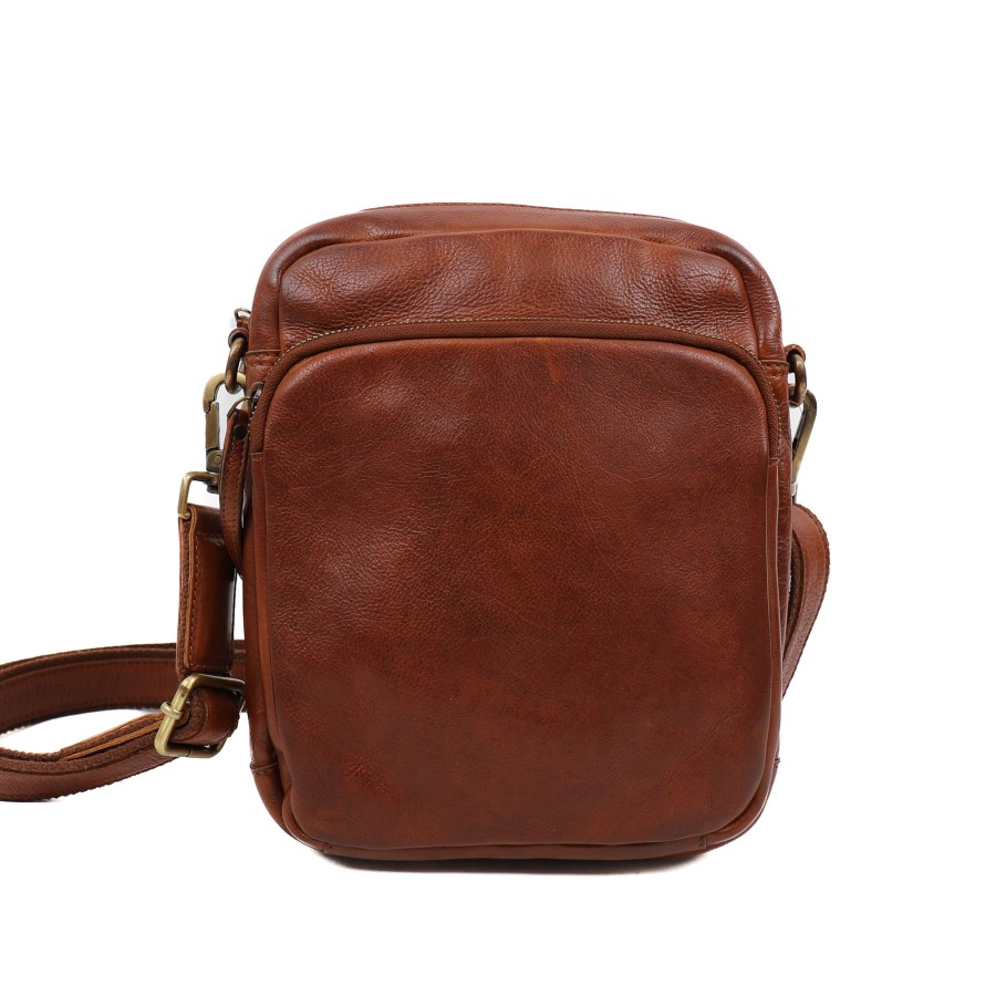 Bear Design Crossbody Tassen | Schoudertas 'Ringo' Cognac