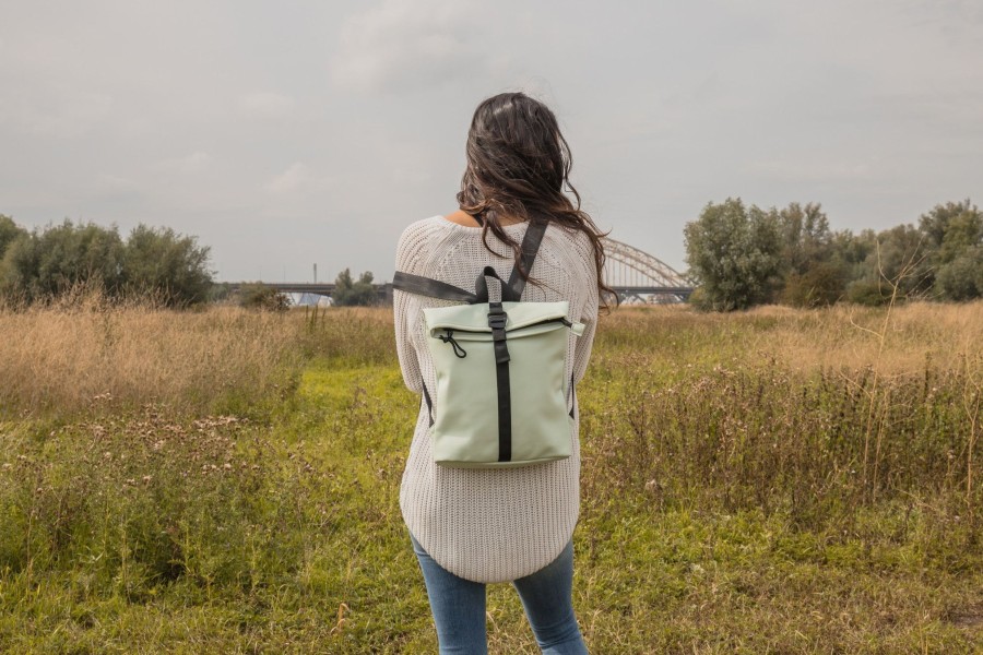New Rebels Kleine Rugzakken | Waterdicht Rugzakje 'Mart' Mini 9L Mint