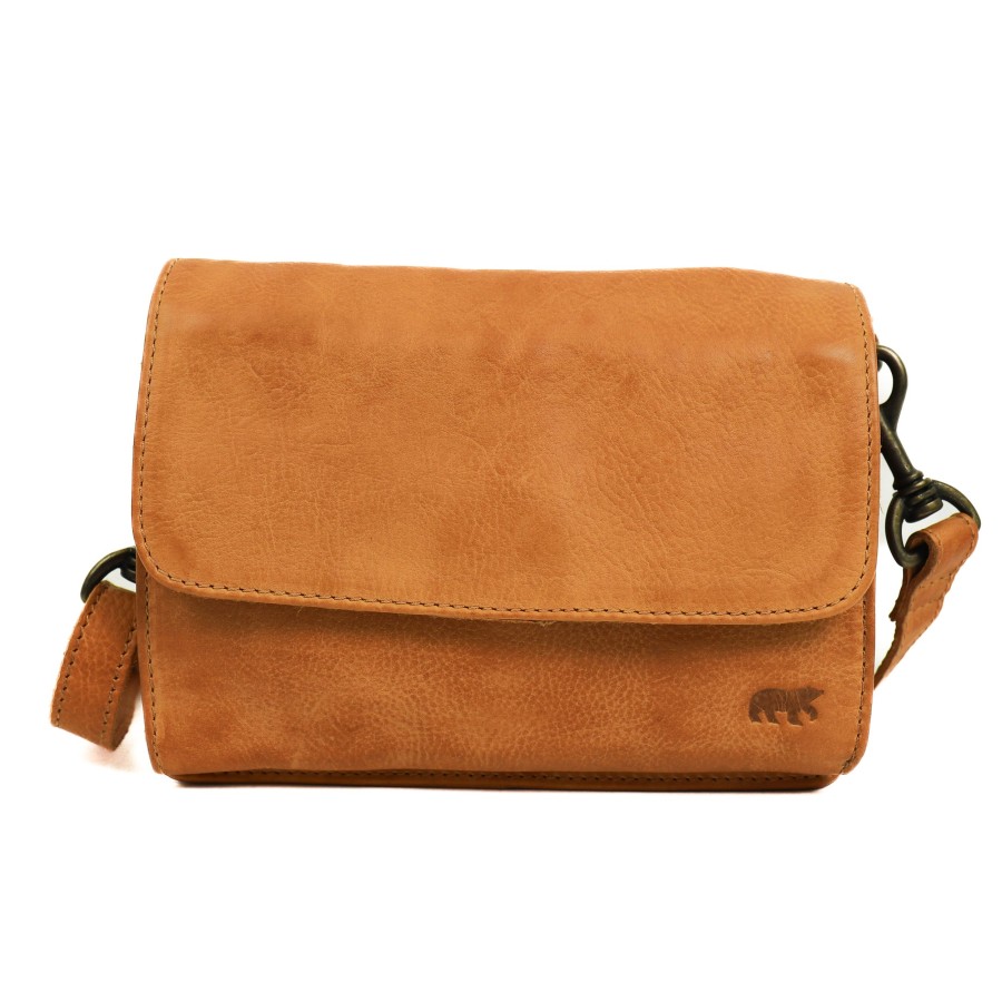 Bear Design Kleine Schoudertassen | Enveloptasje 'Joelle' Geel