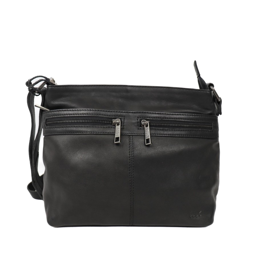Bear Design Crossbody Tassen | Schoudertas 'Kira' Zwart