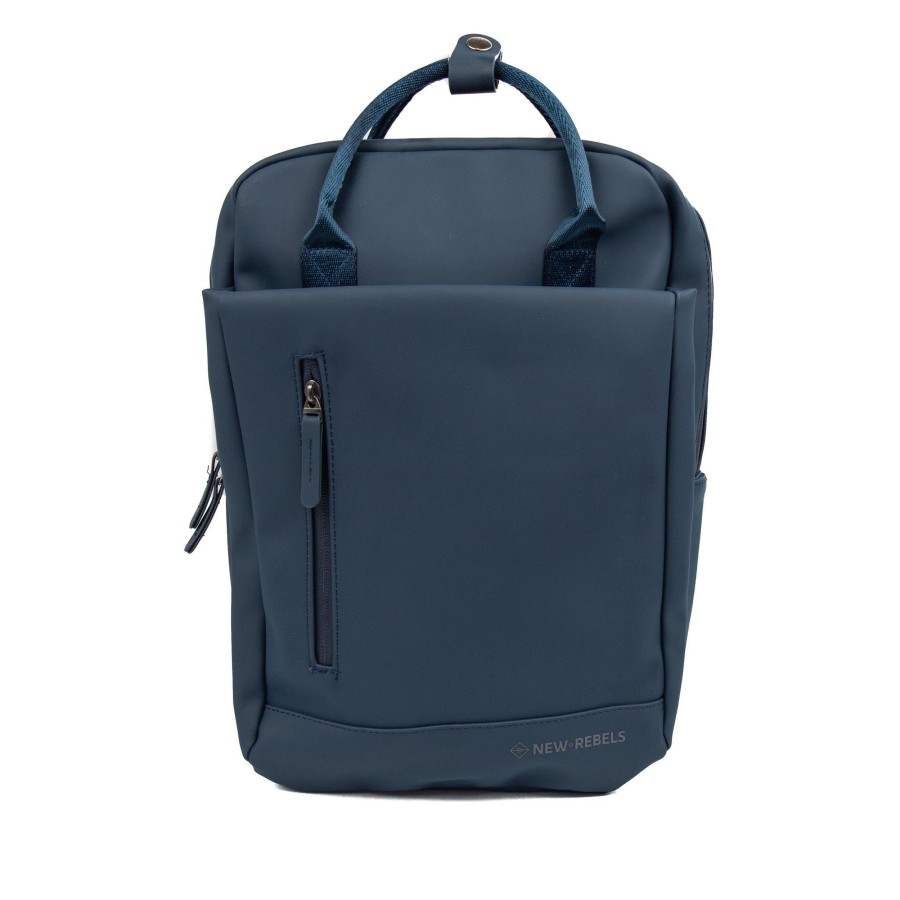 New Rebels Laptoptassen T/M 14 Inch | Rugzak 'Harper' Donkerblauw