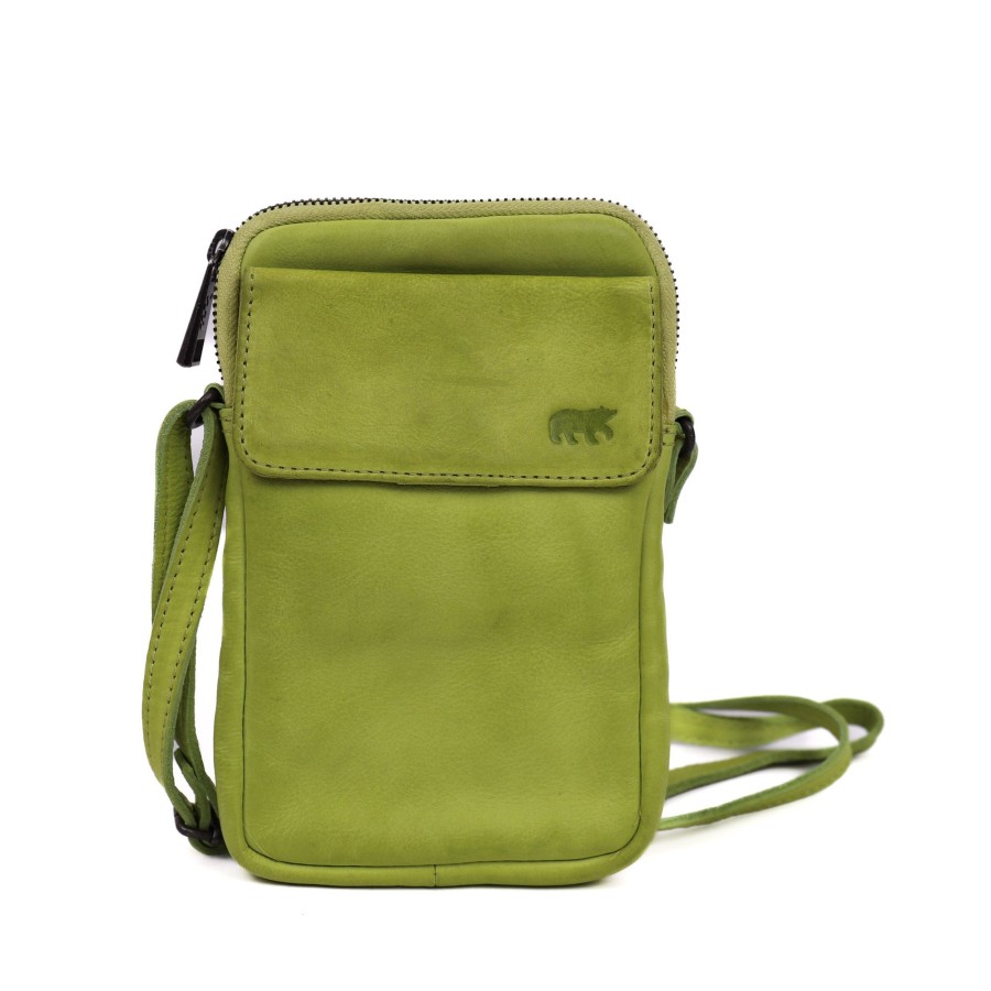 Bear Design Telefoontasjes | Telefoontasje 'Igor' Lime