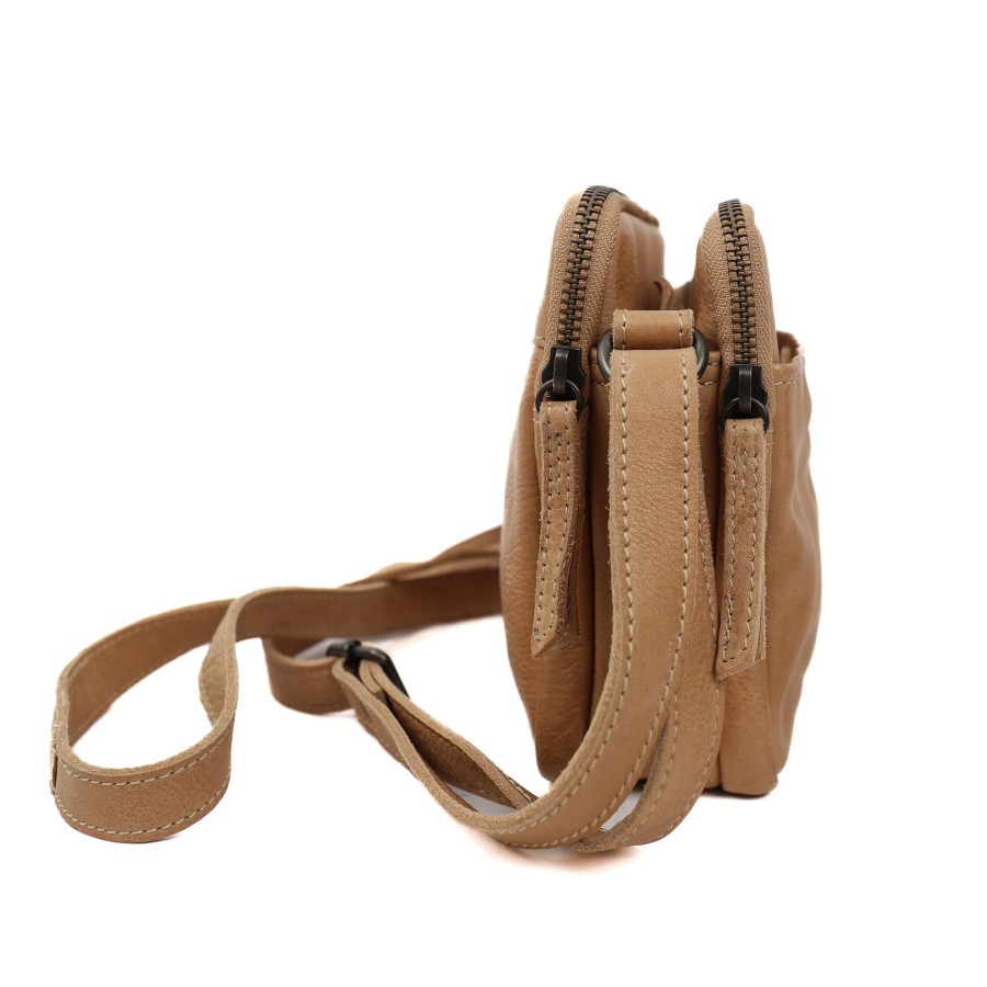 Bear Design Crossbody Tassen | Schoudertasje 'Vieve' Beige
