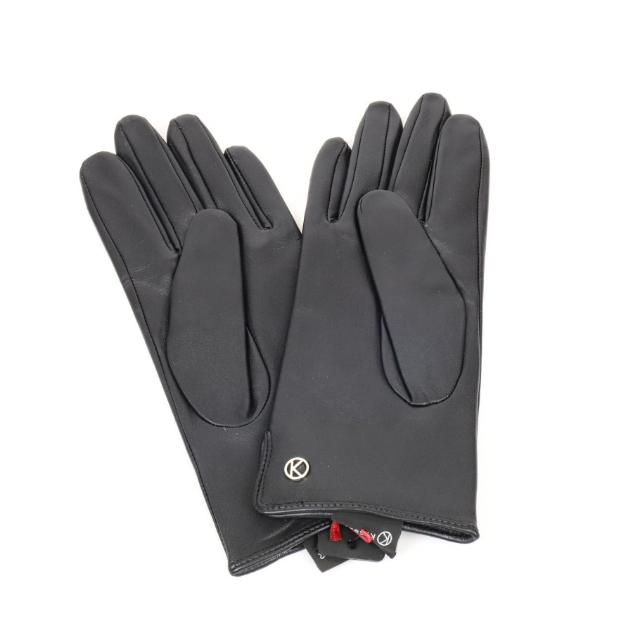 Otto Kessler Leren Handschoenen | Handschoenen 'Carla' Zwart