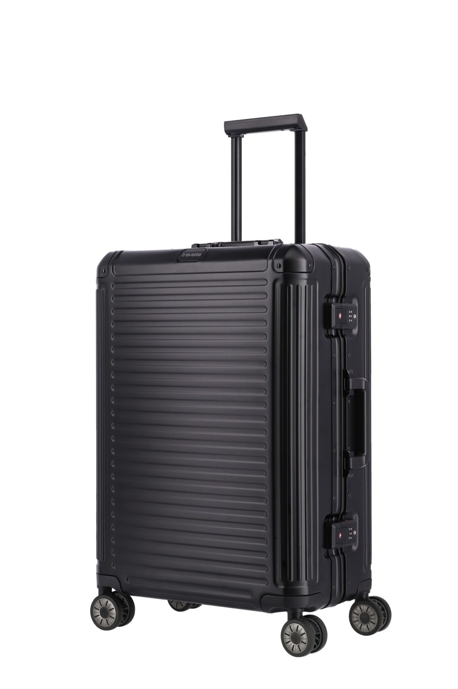 Travelite Harde Koffers | Next Aluminium Trolley M Black
