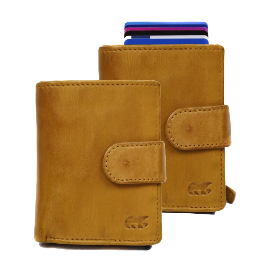 Bear Design Pasjeshouders | Pasjeshouder 'Kris' Cl 15253 Geel