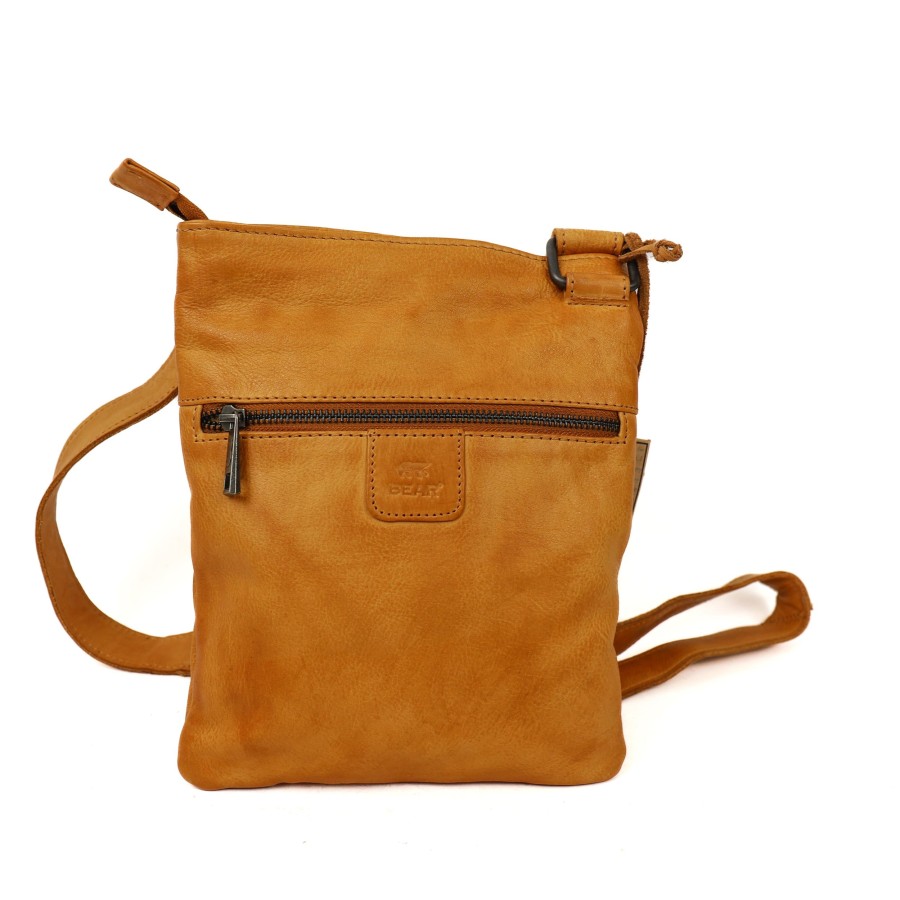 Bear Design Crossbody Tassen | Schoudertasje 'Doris' Geel