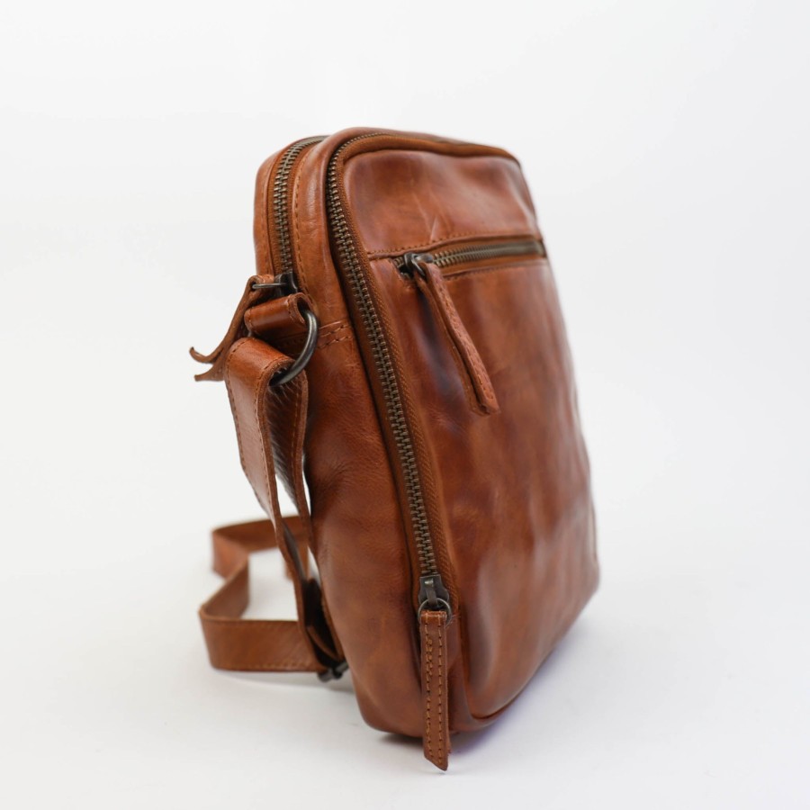 Bear Design Crossbody Tassen | Schoudertasje 'Luz' Cognac