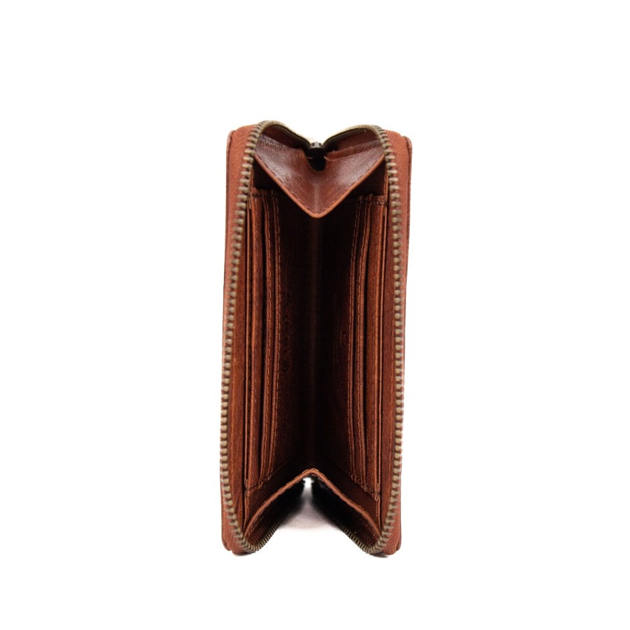 Bear Design Pasjeshouders | Portemonneetje 'Marijn' Cognac - Ad 20152