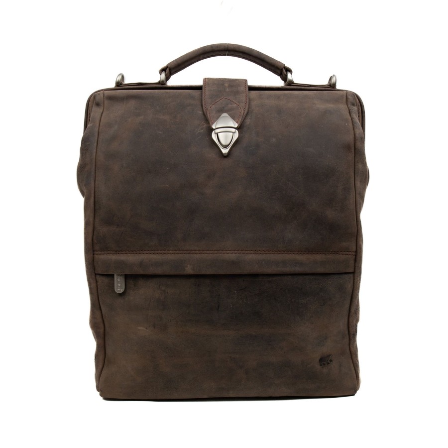 Bear Design Laptoptassen T/M 14 Inch | Doktertas 'Ross' Bruin