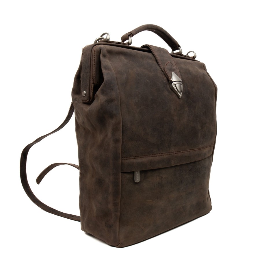Bear Design Laptoptassen T/M 14 Inch | Doktertas 'Ross' Bruin
