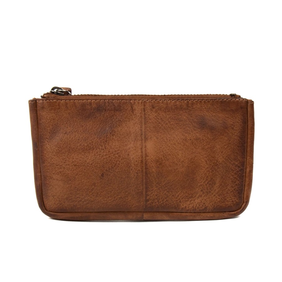 Bear Design Sleuteletuis & Klein Lederwaren | Sleuteletui 'Mila' Cp 7090 Cognac