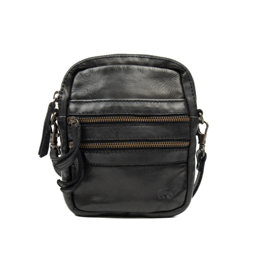 Bear Design Crossbody Tassen | Schoudertasje 'Vikas' Cl 3701 Zwart