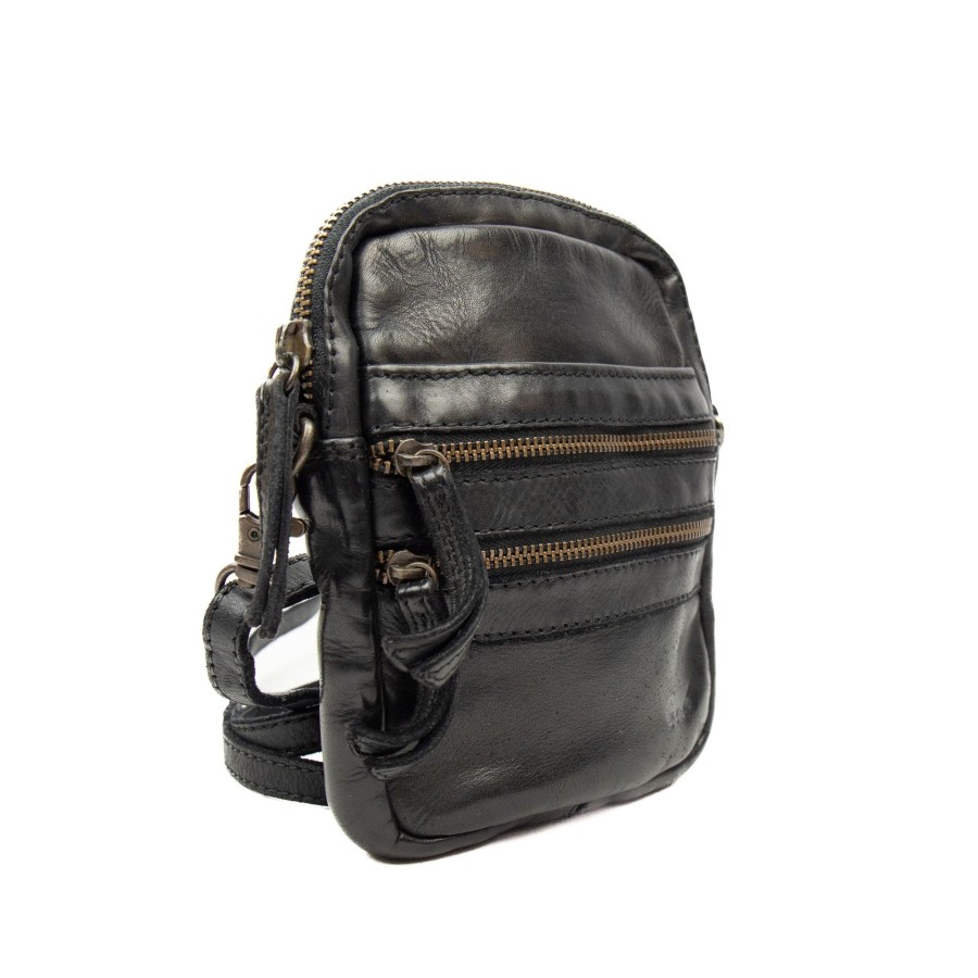 Bear Design Crossbody Tassen | Schoudertasje 'Vikas' Cl 3701 Zwart