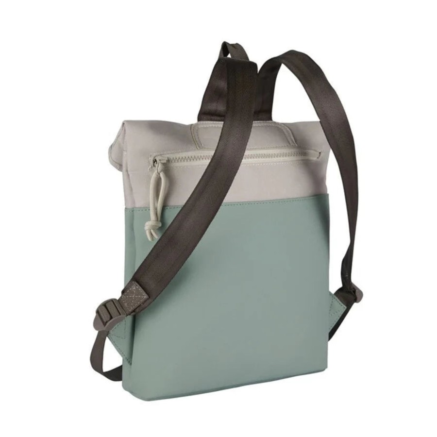 New Rebels Waterproof Rugzakken | Waterdicht Rugzakje 'Mart' Mini 9L Salie Groen/Beige