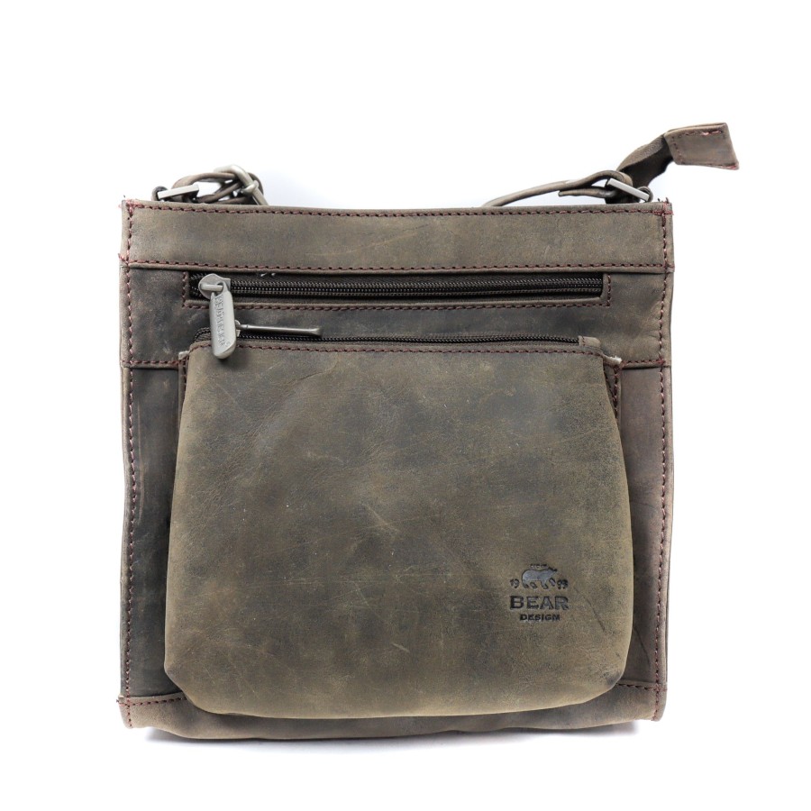 Bear Design Middelmaat Schoudertassen | Schoudertasje 'Davita' Hd 3566 Bruin
