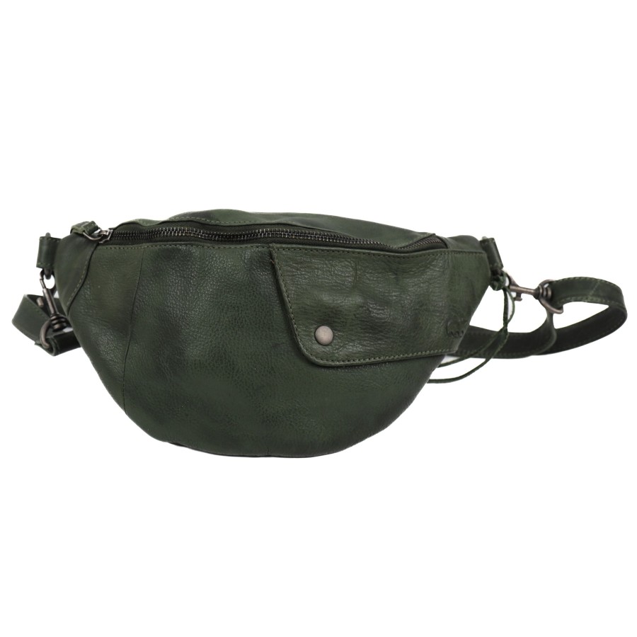 Bear Design Crossbody Tassen | Heuptas 'Matt' Groen
