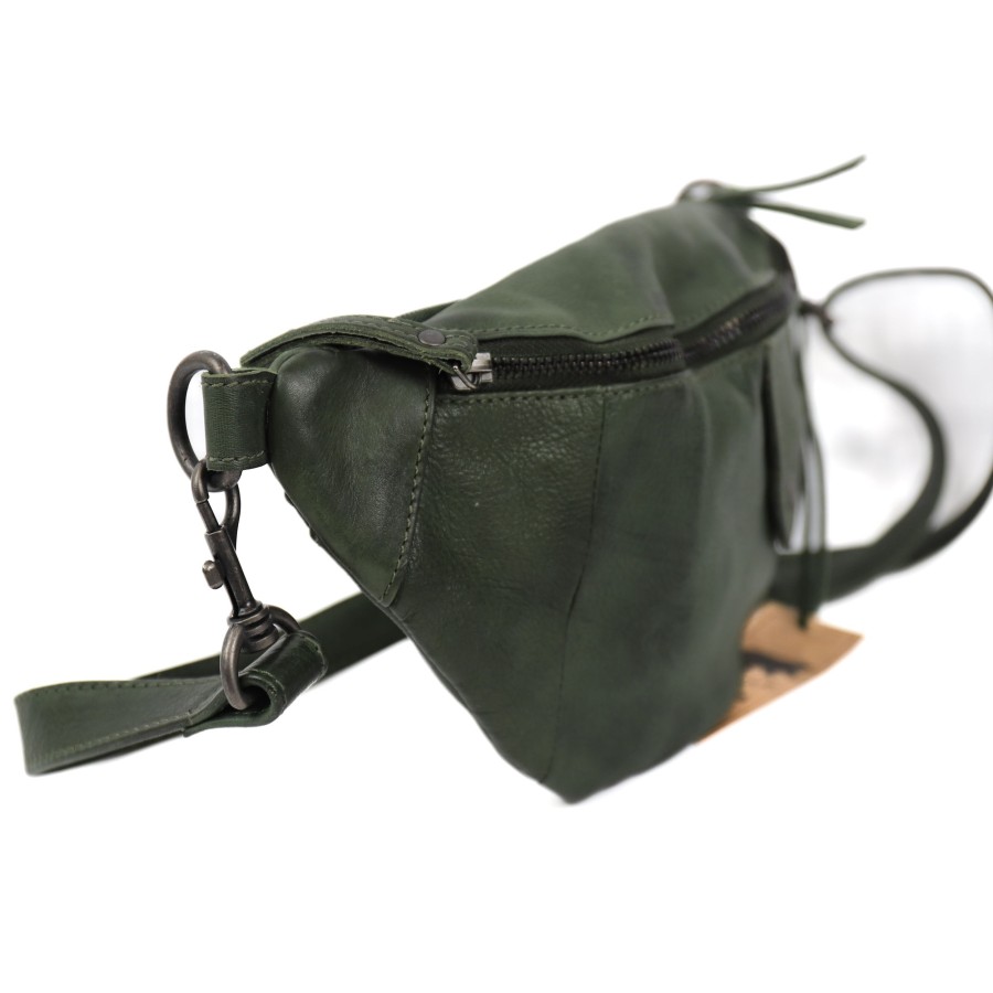 Bear Design Crossbody Tassen | Heuptas 'Matt' Groen