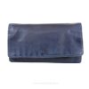 Bear Design Middelmaat Portemonnees | Overslag Portemonnee 'Noor' Blauw - Cl 9918 Donkerblauw
