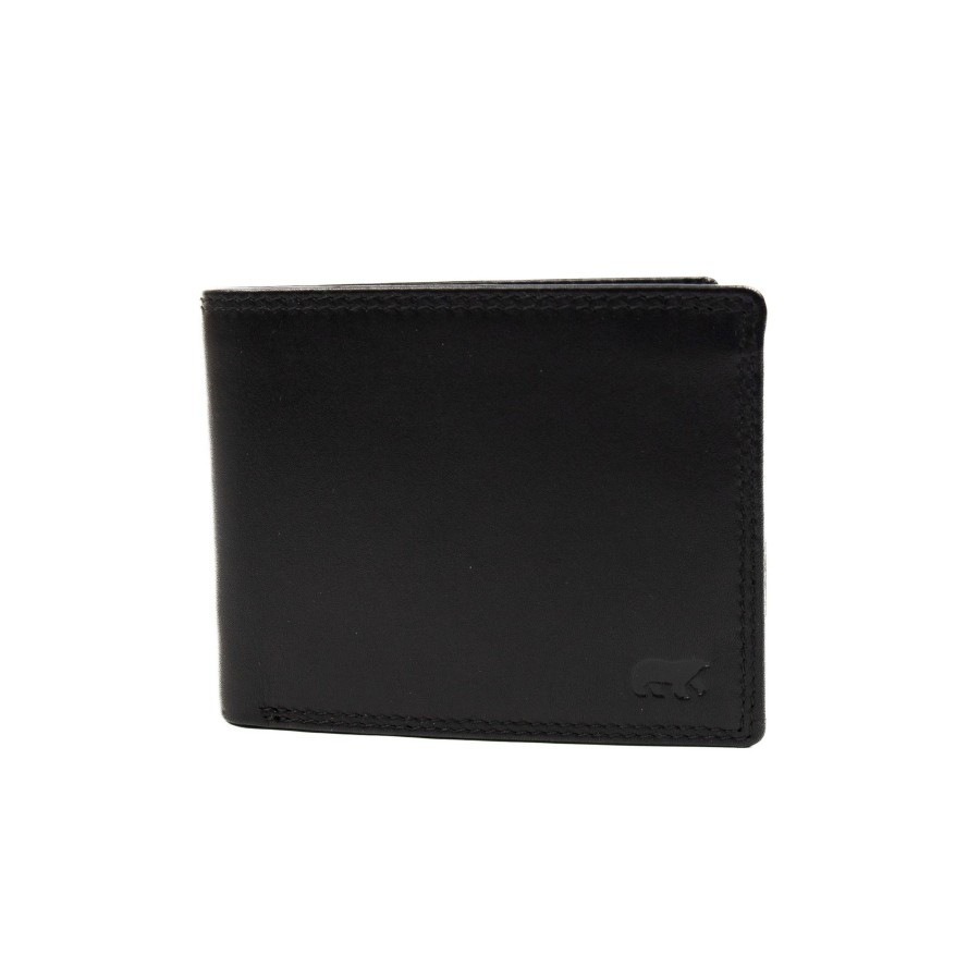 Bear Design Billfolds | Billfold'Tom' Zwart Zwart (M)