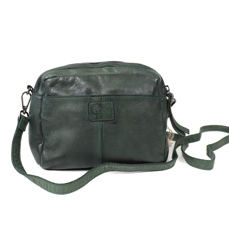 Bear Design Crossbody Tassen | Schoudertasje 'Brenda' Groen
