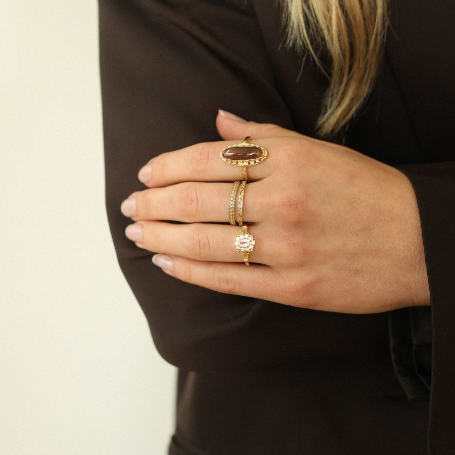 Josephina Jewelry Ringen | Vic Smoky Ring
