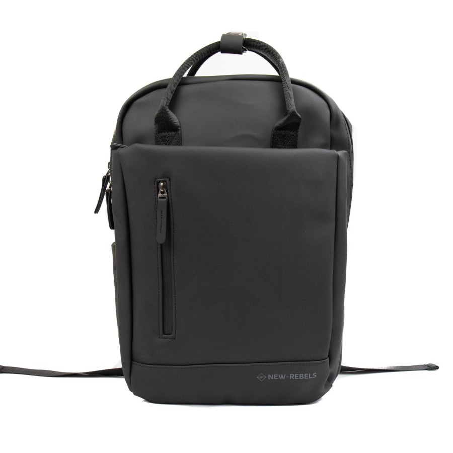 New Rebels Laptoptassen T/M 14 Inch | Rugzak 'Harper' Zwart