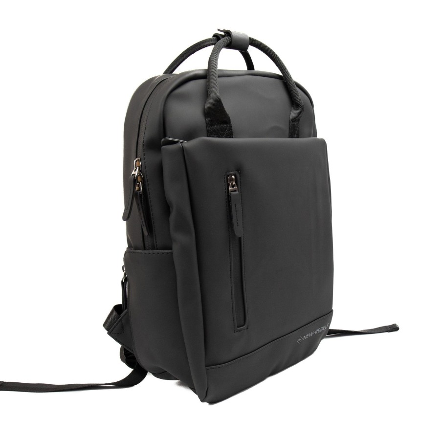 New Rebels Laptoptassen T/M 14 Inch | Rugzak 'Harper' Zwart
