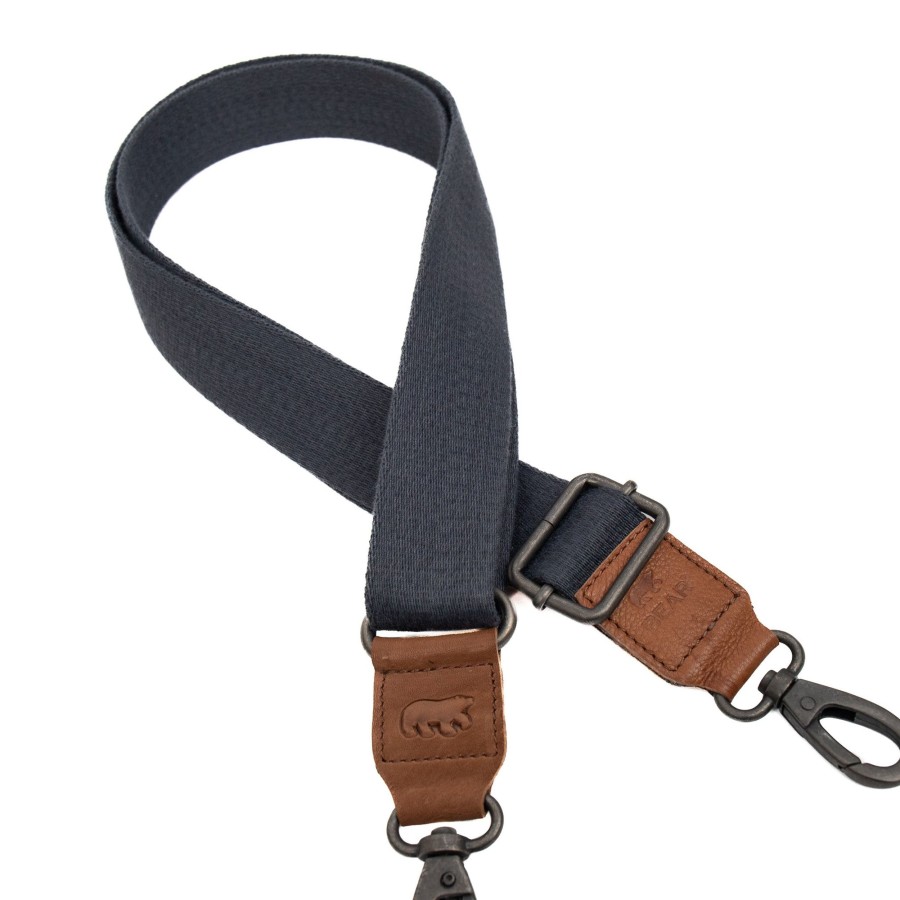 Bear Design Bag Straps | Bag Strap 'Puck' Donkerblauw