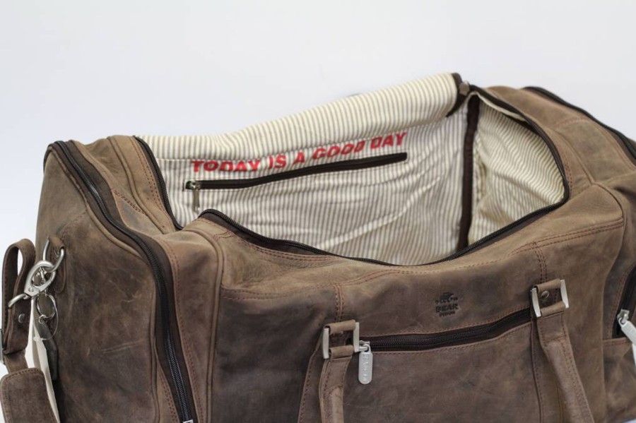 Bear Design Autovakantie | Weekendtas 'Max' Hd 5643 Bruin