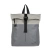 New Rebels Waterproof Rugzakken | Waterdicht Rugzakje 'Mart' Mini 9L Lichtgrijs/Reflectief