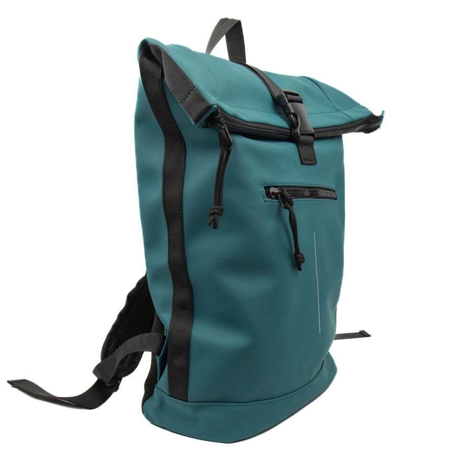 New Rebels Laptoptassen T/M 15,6 Inch | Rugzak 'Mart' 16L Petrol