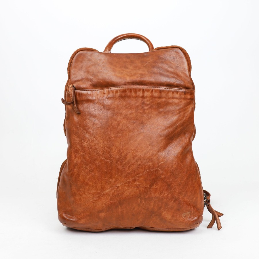 Bear Design Grote Rugzakken | Rugzak 'Ivanka' Cl 40586 Cognac