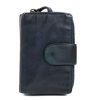 Bear Design Middelmaat Portemonnees | Ritsportemonnee 'Loet' Cl 13550 Donkerblauw