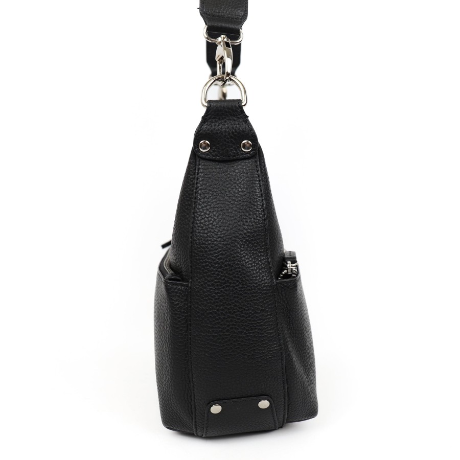 BEE Middelmaat Handtassen | Hand-/Schoudertas 'Thyrza' Black
