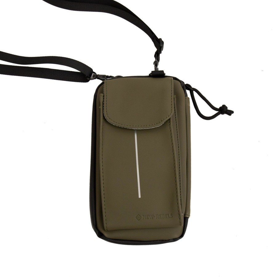 New Rebels Telefoontasjes | Telefoontasje 'Mart' Olijfgroen