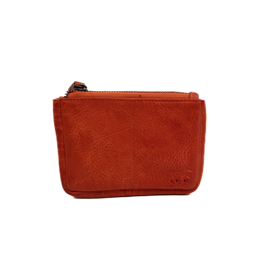 Bear Design Kleine Portemonnees | Sleuteletui 'Lyla' Cp 7616 Brick