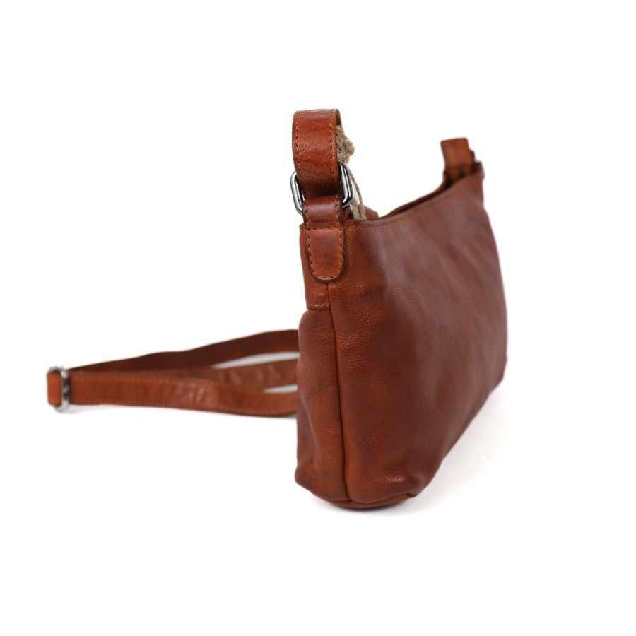 Bear Design Crossbody Tassen | Schoudertasje 'Cato' Cognac
