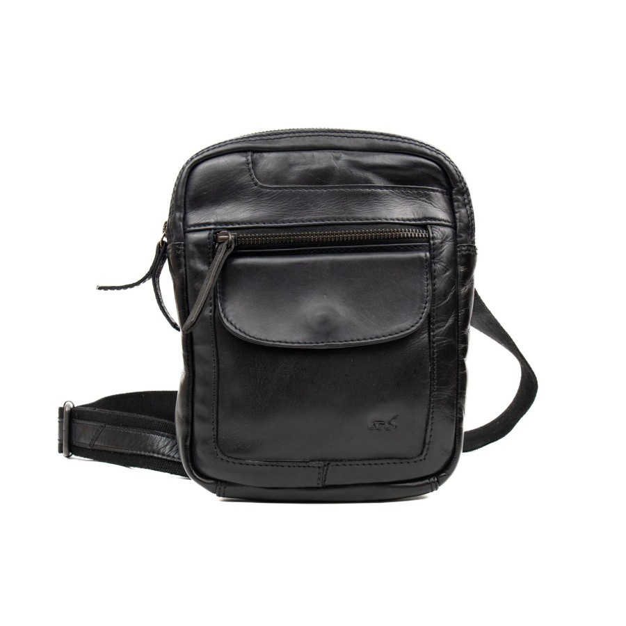 Bear Design Crossbody Tassen | Crossbody Tas 'Sasha' Zwart