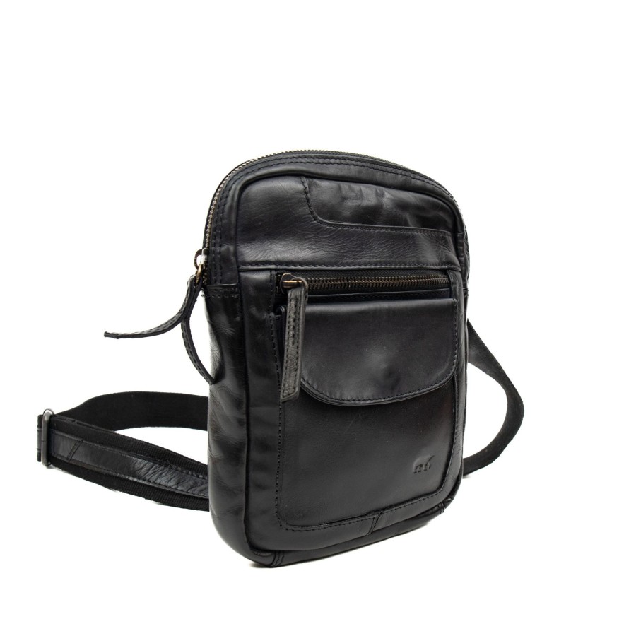 Bear Design Crossbody Tassen | Crossbody Tas 'Sasha' Zwart