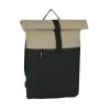 New Rebels Laptoptassen T/M 15,6 Inch | Rugzak 'Montgomery' 15L Black/Beige