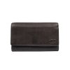 Bear Design Middelmaat Portemonnees | Overslag Portemonnee 'Sigrid' Cp 6096 Zwart