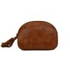 Bear Design Sleuteletuis & Klein Lederwaren | Portemonneetje 'Penny' Cl 18366 Cognac